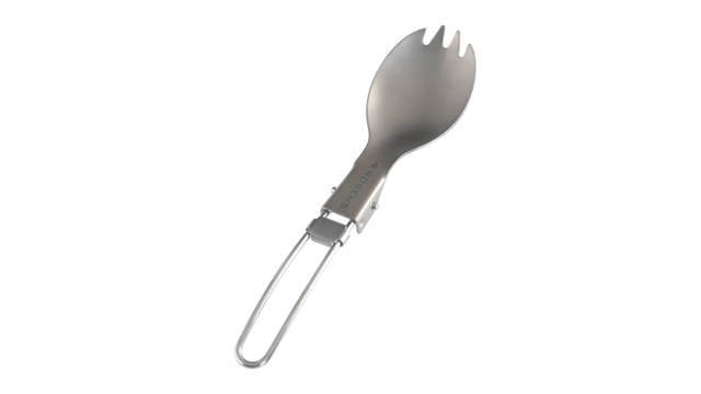 Titanium Folding Spork UL