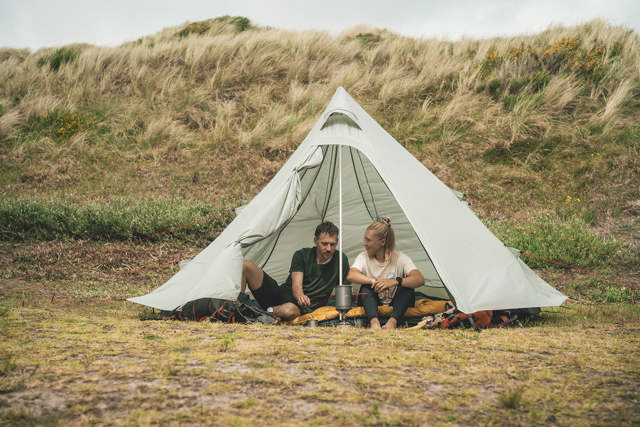 Gå dit ditt tipitält tar dig